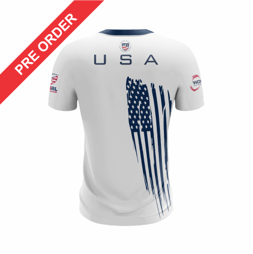USA Redtails Women's Rugby League - White Training Shirt